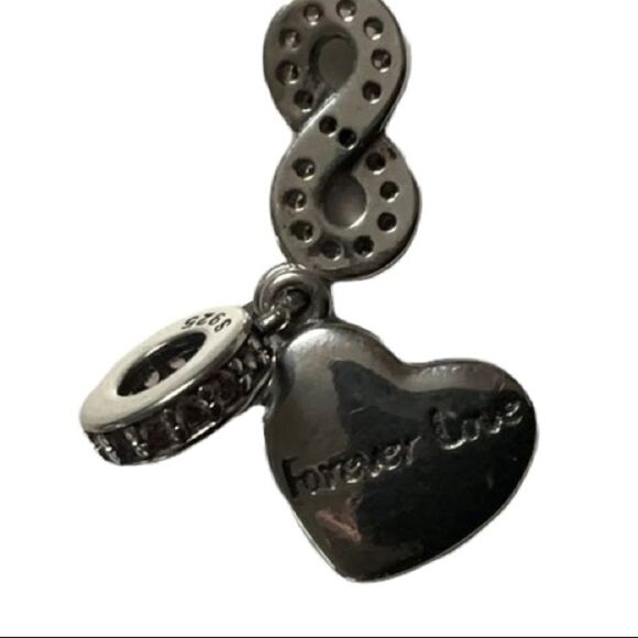 PINK BESTIES CHARM 925SS - Picture 2 of 2